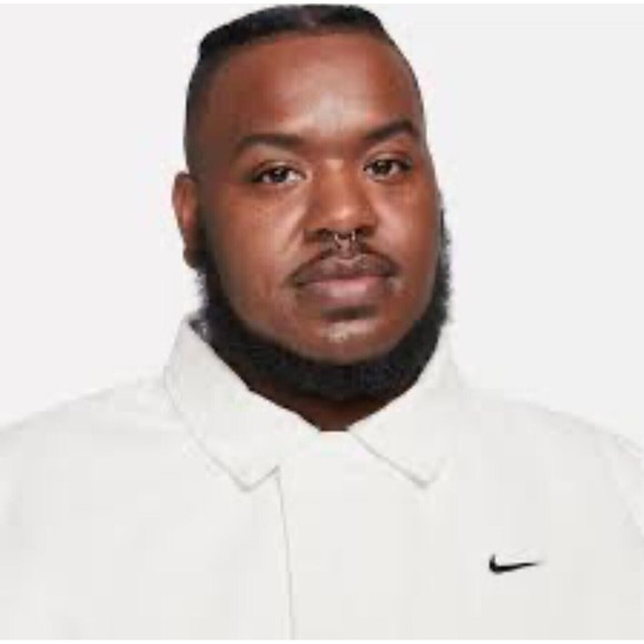 Nike Sportswear Mens Sz XL Denim Quilted Insulated Full Zip Work Jacket - Picture 6 of 16